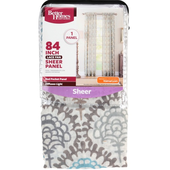 Two Panels of 84” Curtains - Picture 3 of 4